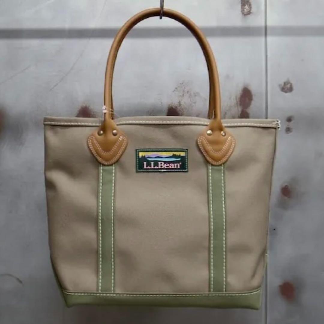 [L.L.Bean] レザーハンドルカタディンボートアンドトートバッグ