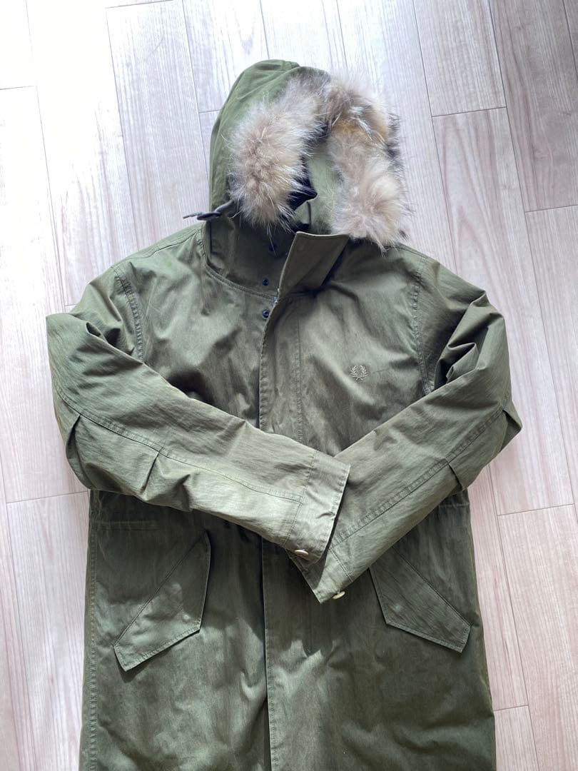 FRED PERRY モッズコート オリーブ FRED PERRY（フレッドペリー） モッズコート コート Oversized