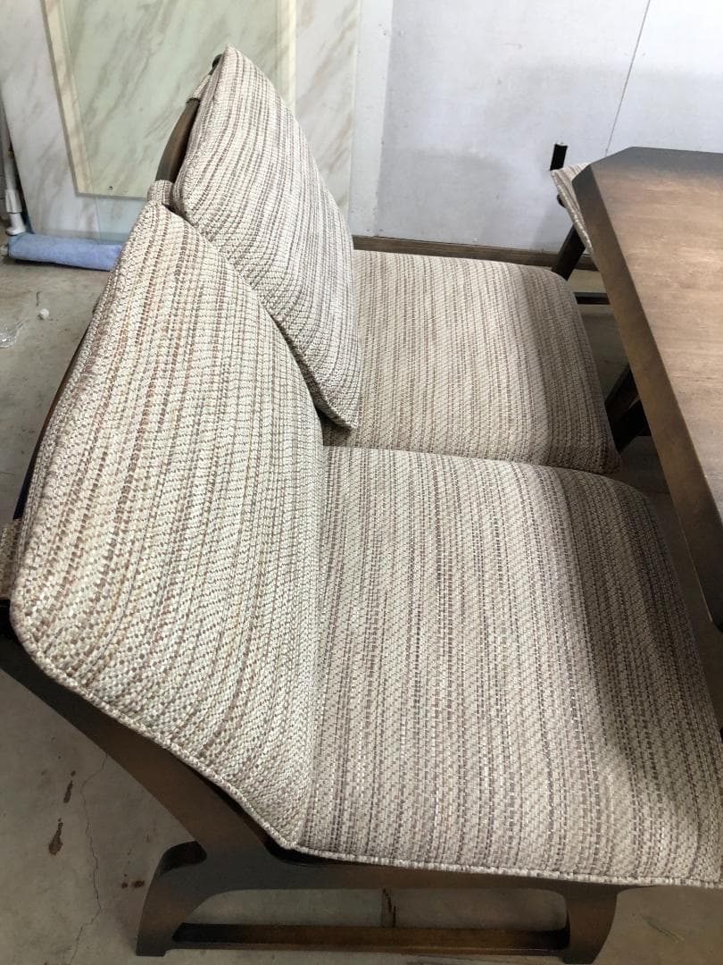 ナフコ ホノカ リビングダイニング 6点セット ブラウン 250325-1