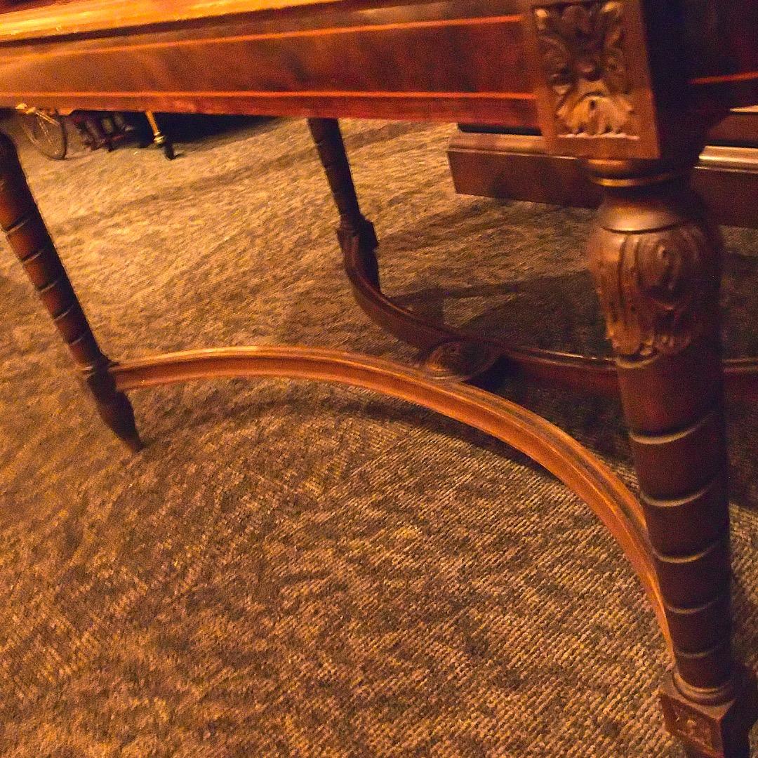 huffuc)ong)様専用 アランドロン映画にも登場するアンティークテーブル