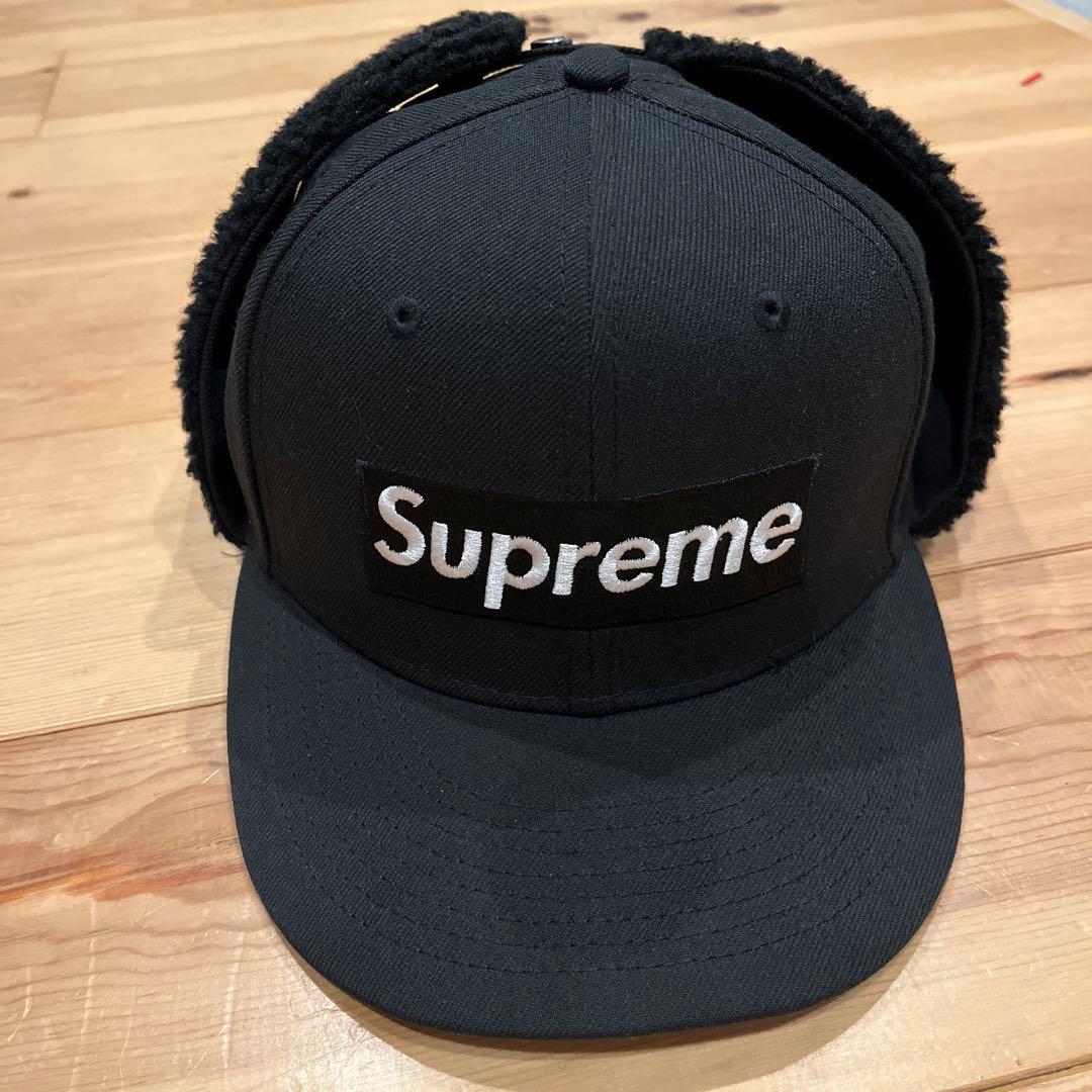 S*T様 Supreme ブラック フライトキャップ　7 1/2 59.6cm