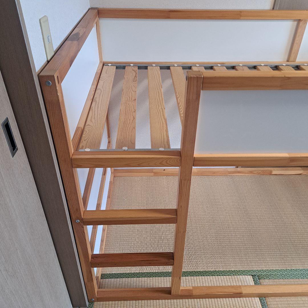 イケア IKEA KURA リバーシブル ベッド ロフト 中古 引取り限定 - メルカリ