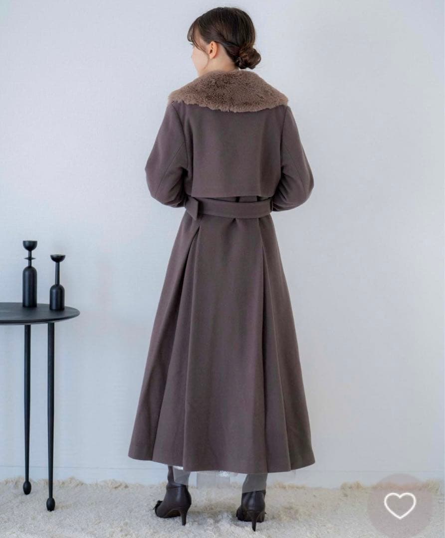 美品！新品タグなし noela（ノエラ）ファー付マルチロングコート