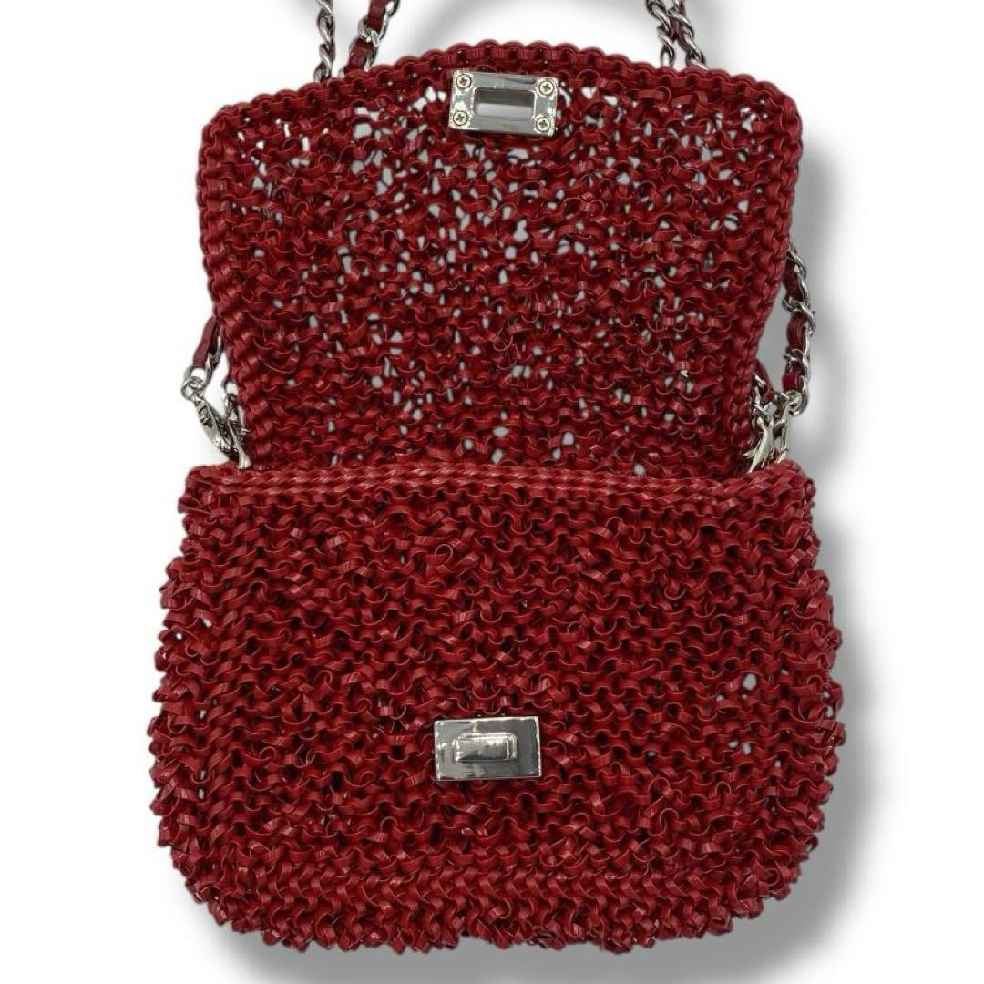 美品 ANTEPRIMA ルッケット 3WAY バッグ ワイヤー ドレス 赤 - メルカリ