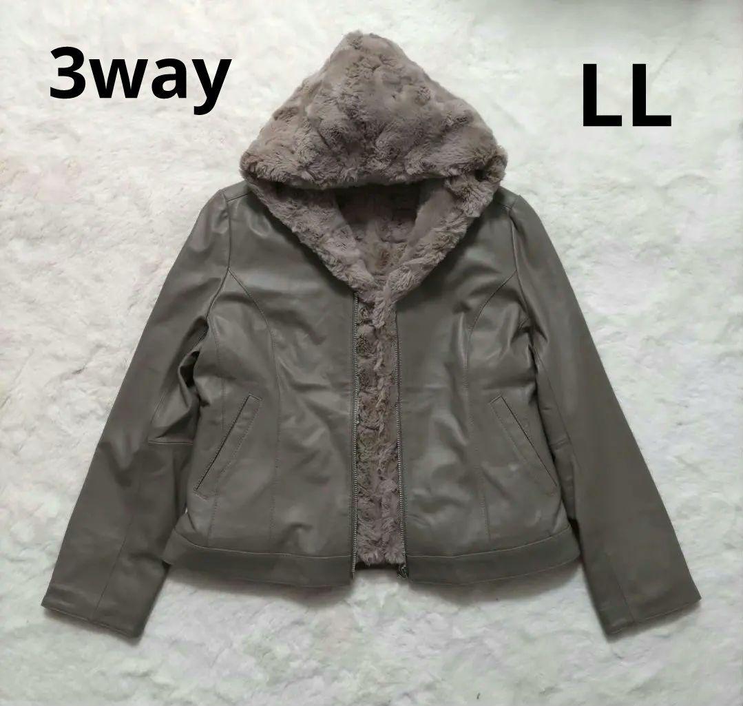 Let Me Glow レットミーグロウ ラムレザー3WAYジャケット Let Me Glow レットミーグロウ ラムレザー3WAYジャケット - メルカリ