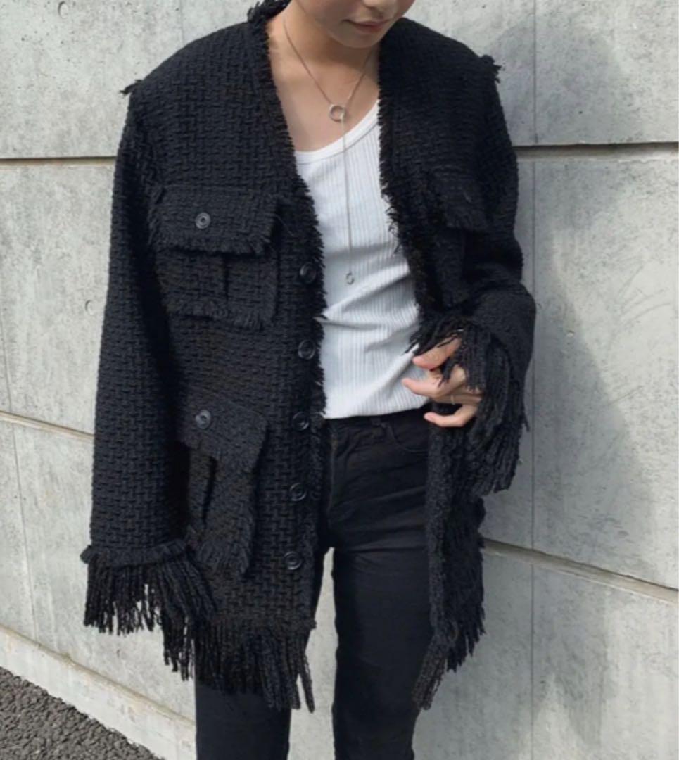 PERVERZE パーバーズ クラッシュツイードジャケット - メルカリ