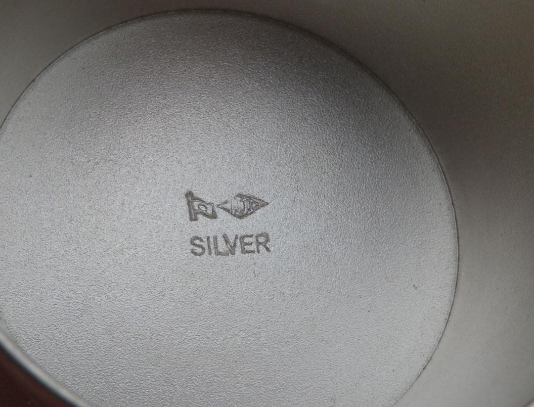 純銀　銀杯 　銀皿　純銀刻印　重さ約：138.44ｇ