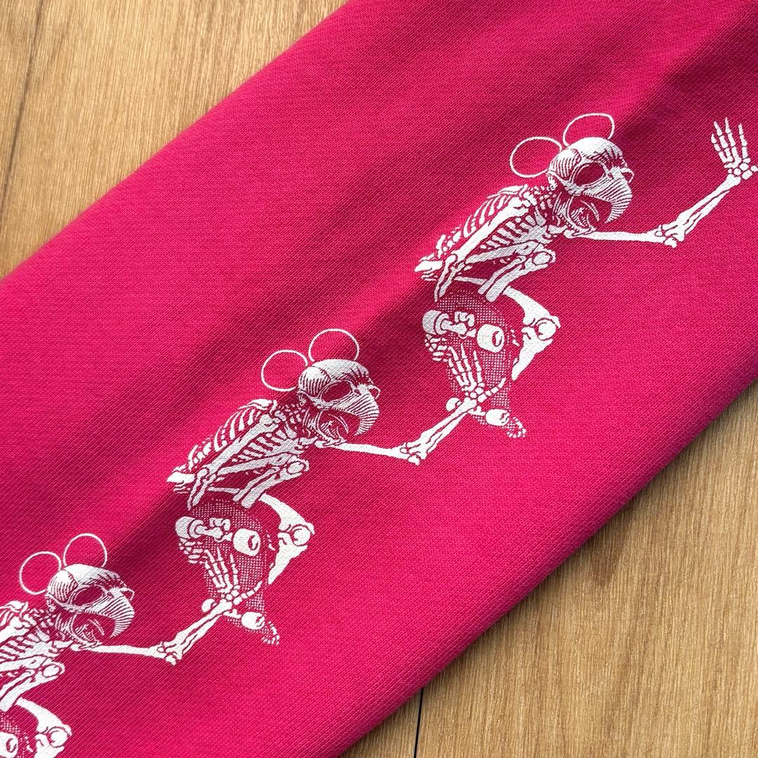 美品 GODGODTOWN ゲロ魔神 パーカー ピンク 2XL 3L - メルカリ