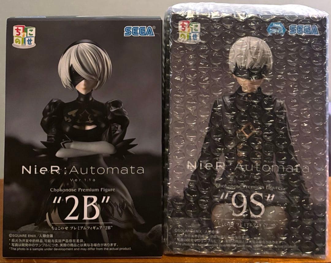 NieR:Automata ちょこのせ フィギュア 2B 9S 2体セット - メルカリ