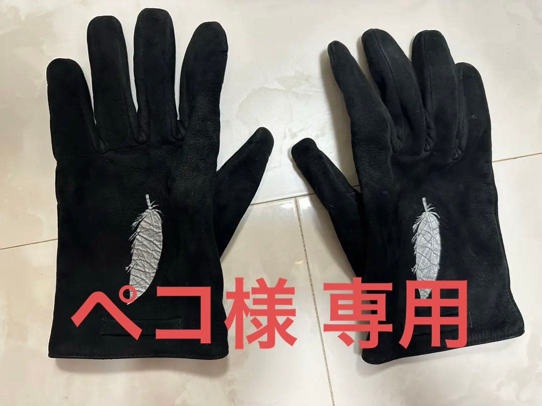 ジャンポール ゴルチエ ブラックスエード手袋 Jean-Paul GAULTIER - ジャンポールゴルチエ手袋の通販 by チャリ