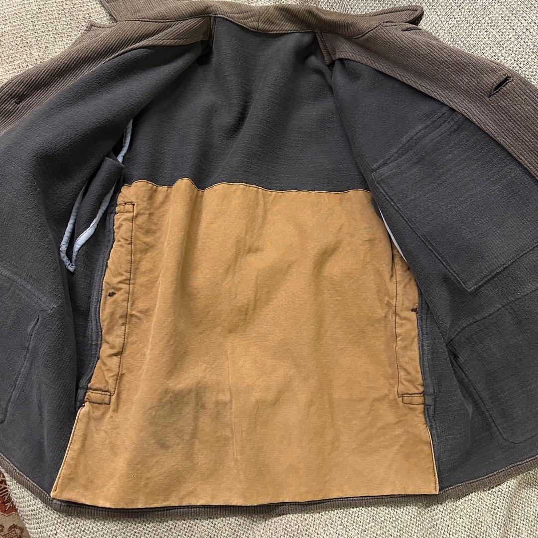 わ*ん様 50s ハンティングジャケット 動物ボタン フレンチヴィンテージ