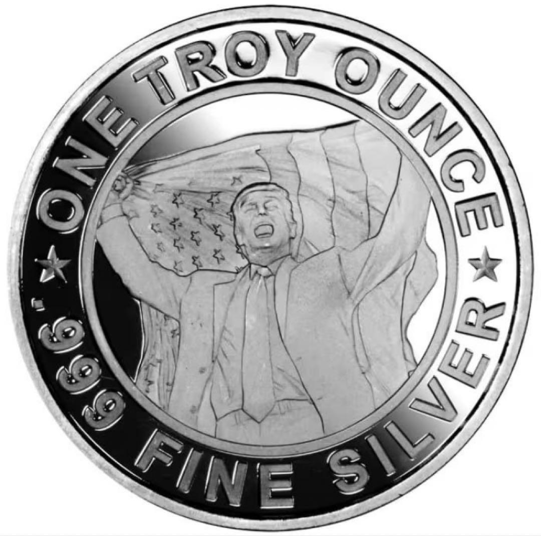 ア*ク様 トランプ大統領1オンス銀貨➕銅貨 楽天市場】純銅コイン 「トランプ FIGHT!」 1オンス 純銅 銅貨