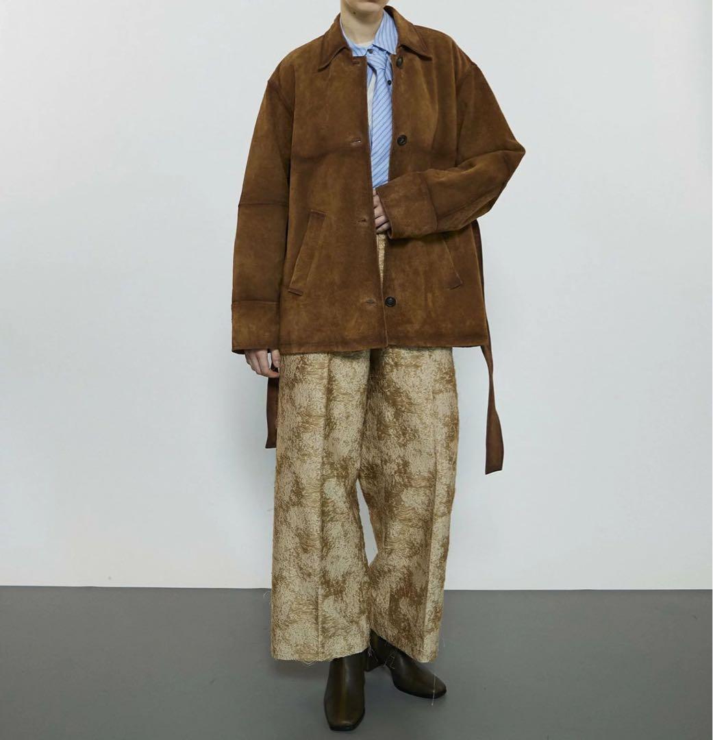 未使用 MAISON SPECIALリアル スエード ジャケット キャメル - メルカリ