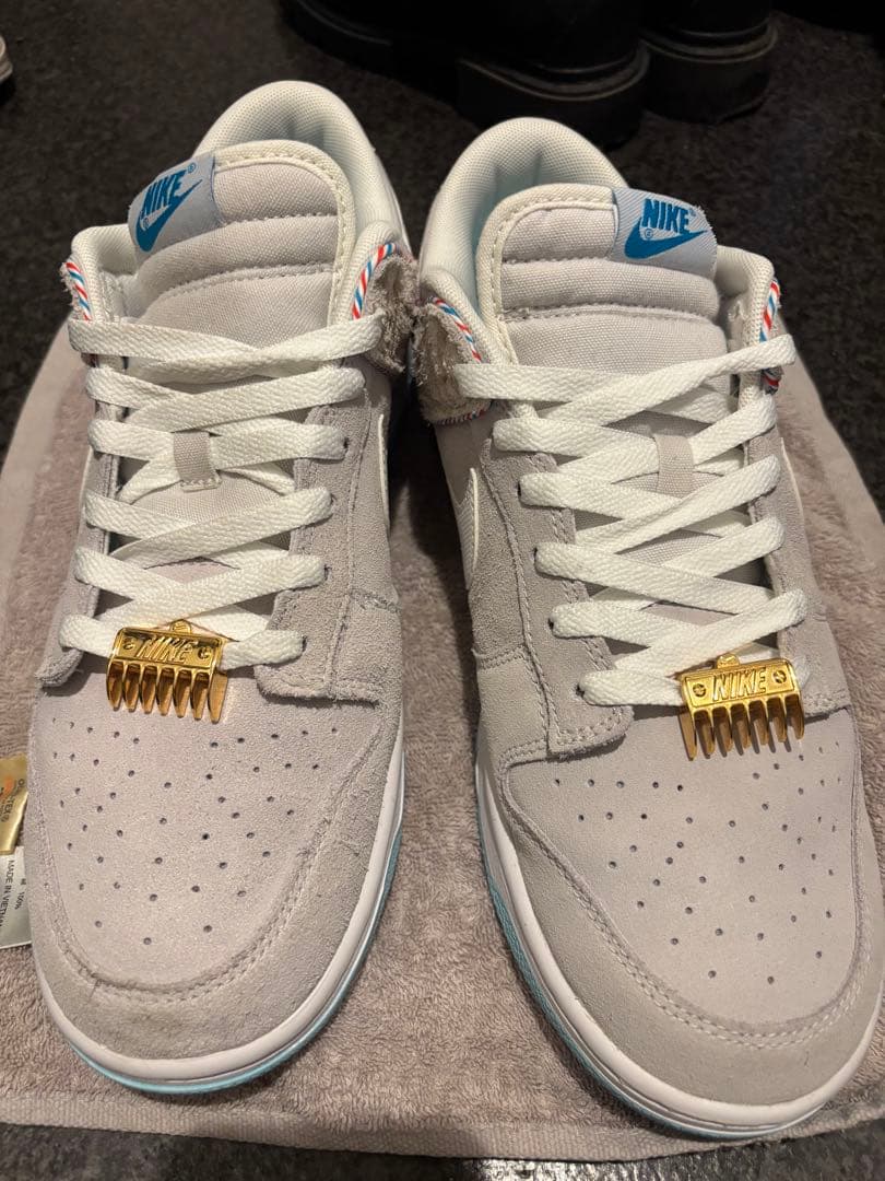 靴 Nike Dunk Low \"Barber Shop Grey\" 28.5cm