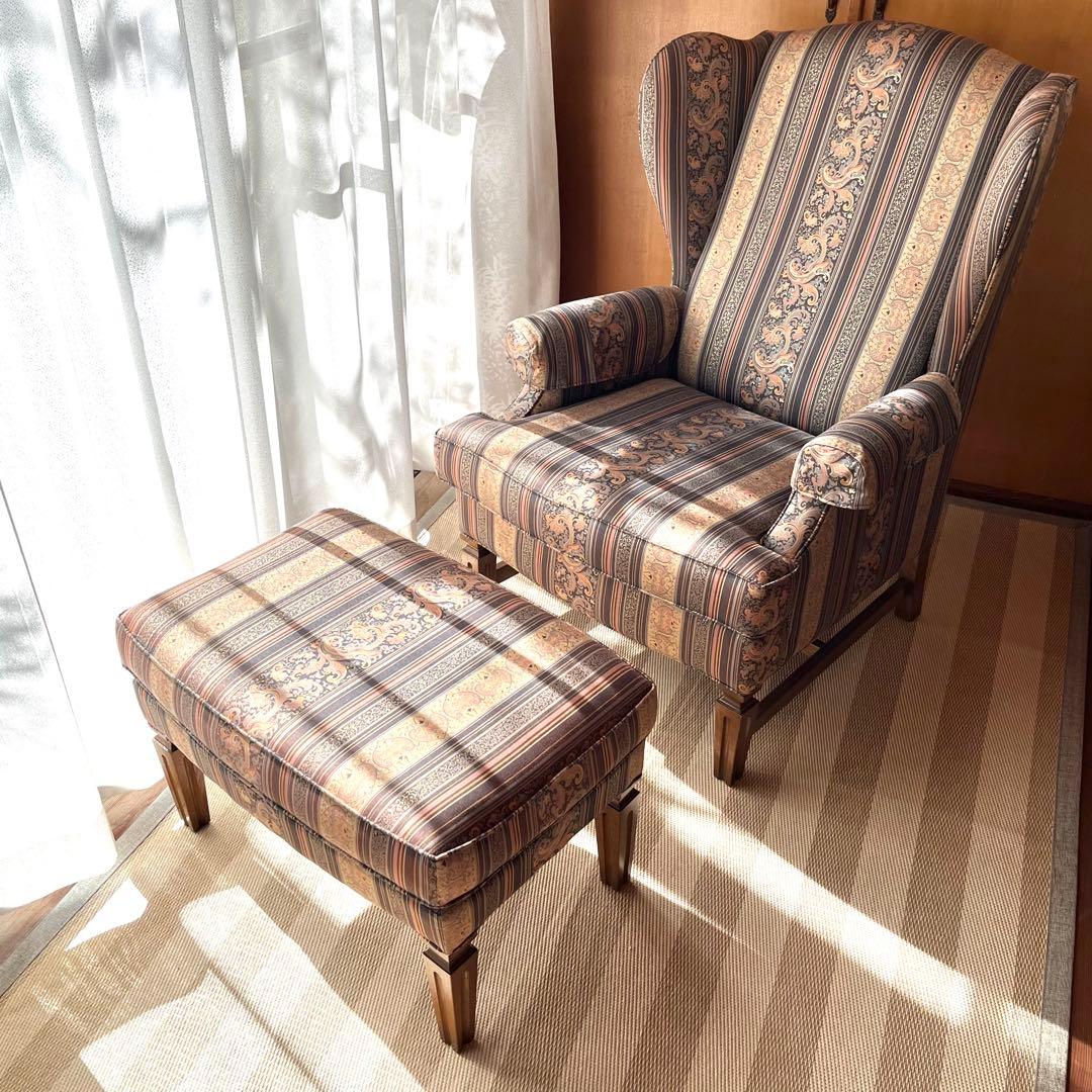 た65【美品】カリモク スツール オットマン ドマーニ UPA216A020