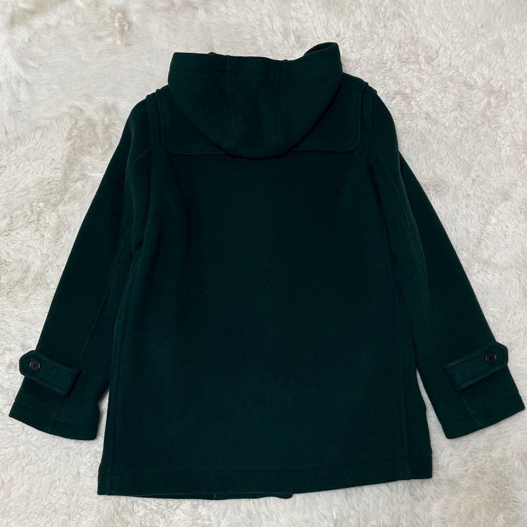 未使用級 イーストボーイ バロンブロッサ ダッフルコート チェック 緑