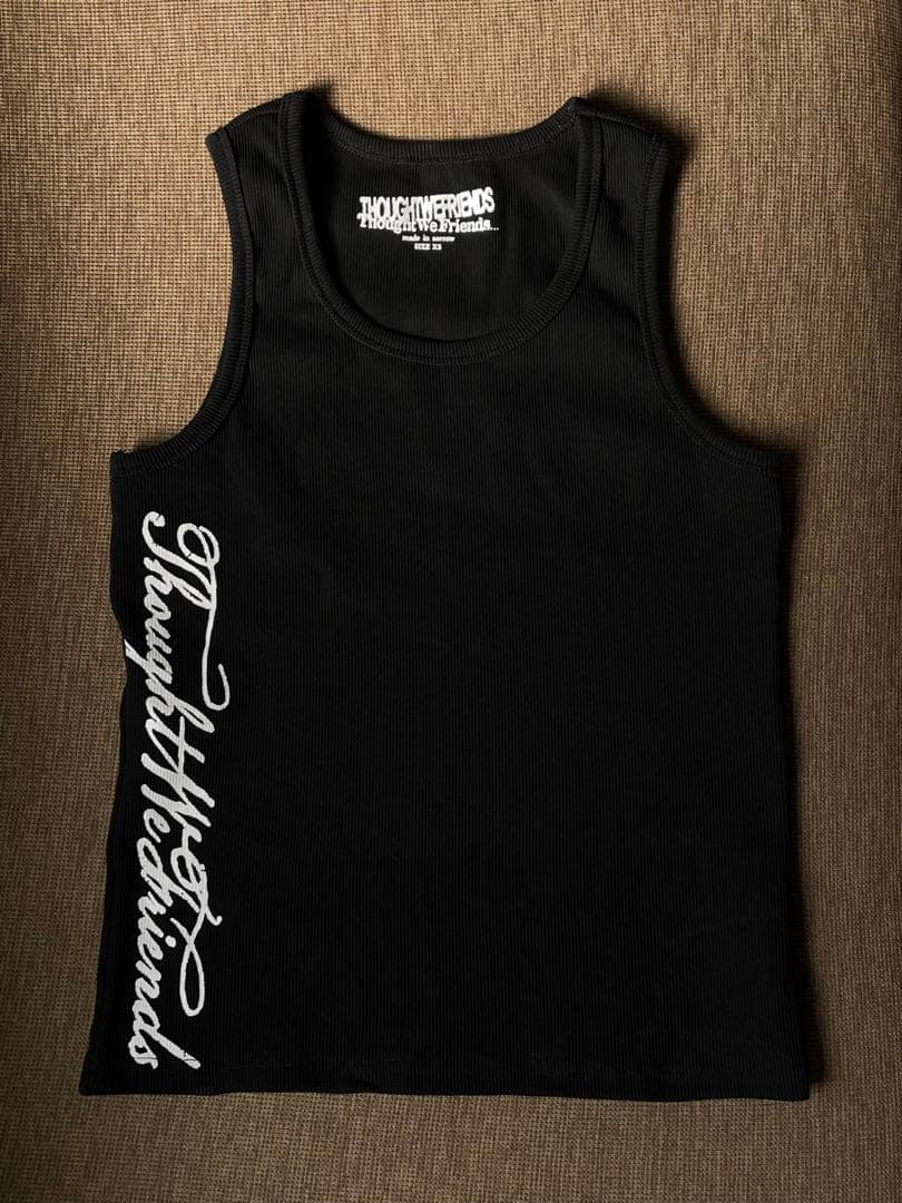 ThoughtWeFriends タンクトップ ブラック シンプル タンクトップ / WOR Simple Tank（ナイトブラック） -Reebok