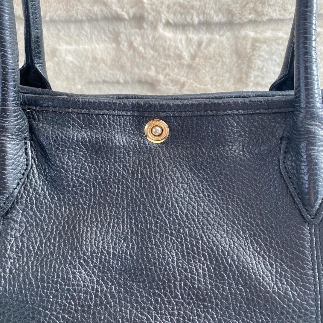 CIMABUE 大容量トートバッグ A4 シボ革 黒 ゴールド金具 メンズ - メルカリ