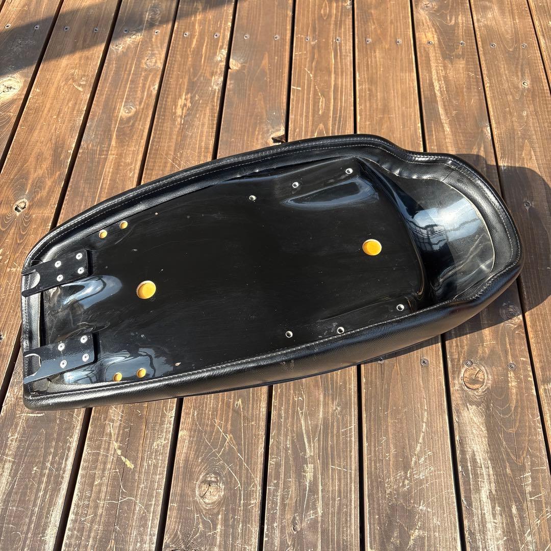 SR400/500社外シート タックロール カフェレーサー - メルカリ