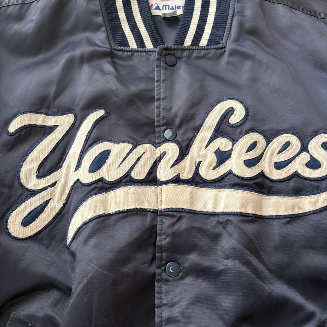 最終値下げ！90s Majestic ヤンキース ナイロンスタジャン XL - メルカリ
