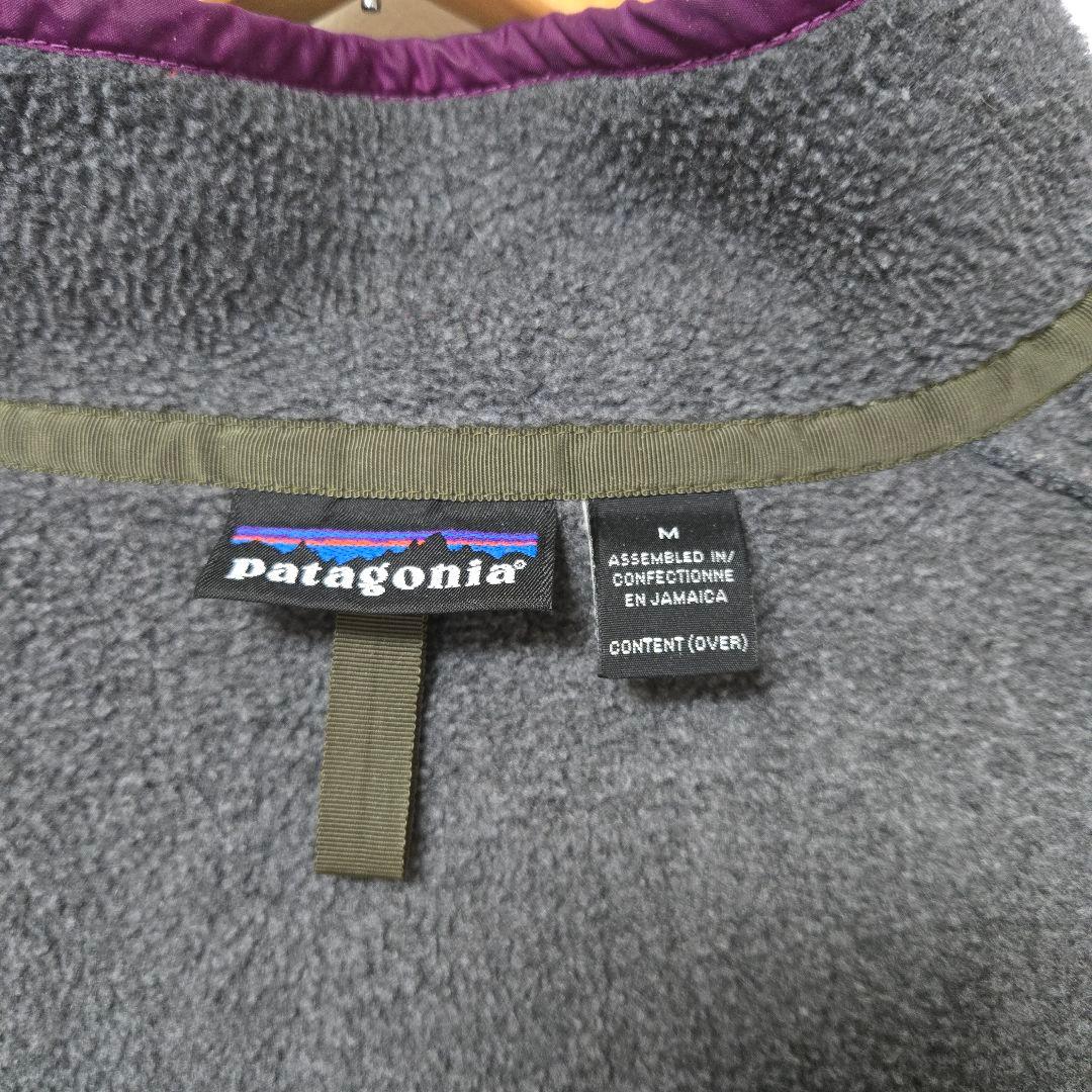 パタゴニア M オールド/スナップT/グレー×パープル/25450/00年 - メルカリ