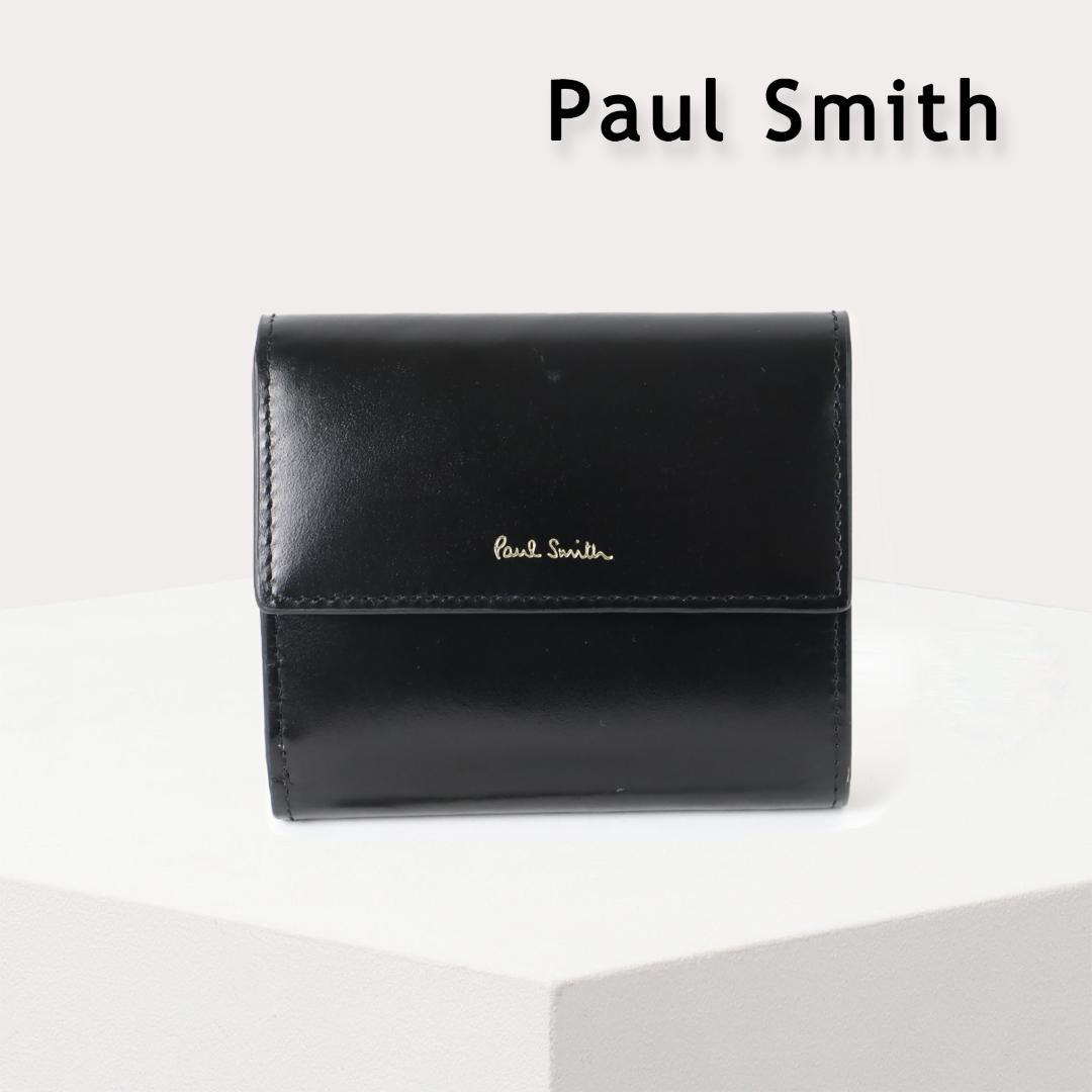 474 新品 Paul Smith ポールスミス 三つ折り財布 BPS563 楽天市場】ポールスミス 財布 三つ折り財布 黒(ブラック) Paul Smith