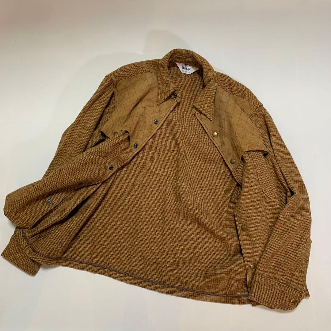 70s Woolrich vintage ウール レザー ジャケット polo - メルカリ