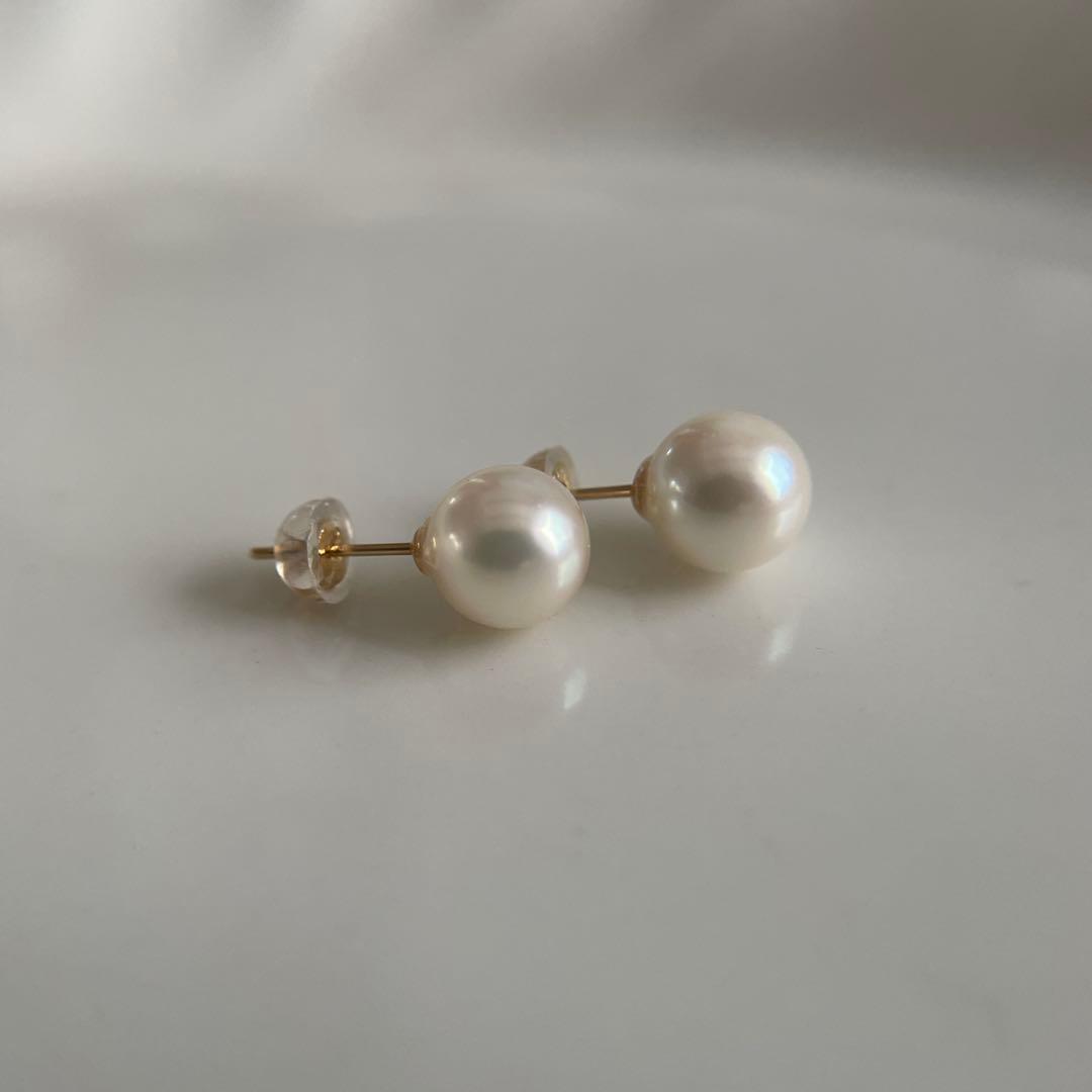 宇和島産 あこや本真珠 パール ピアス K18製（真珠 ピアス） - メルカリ