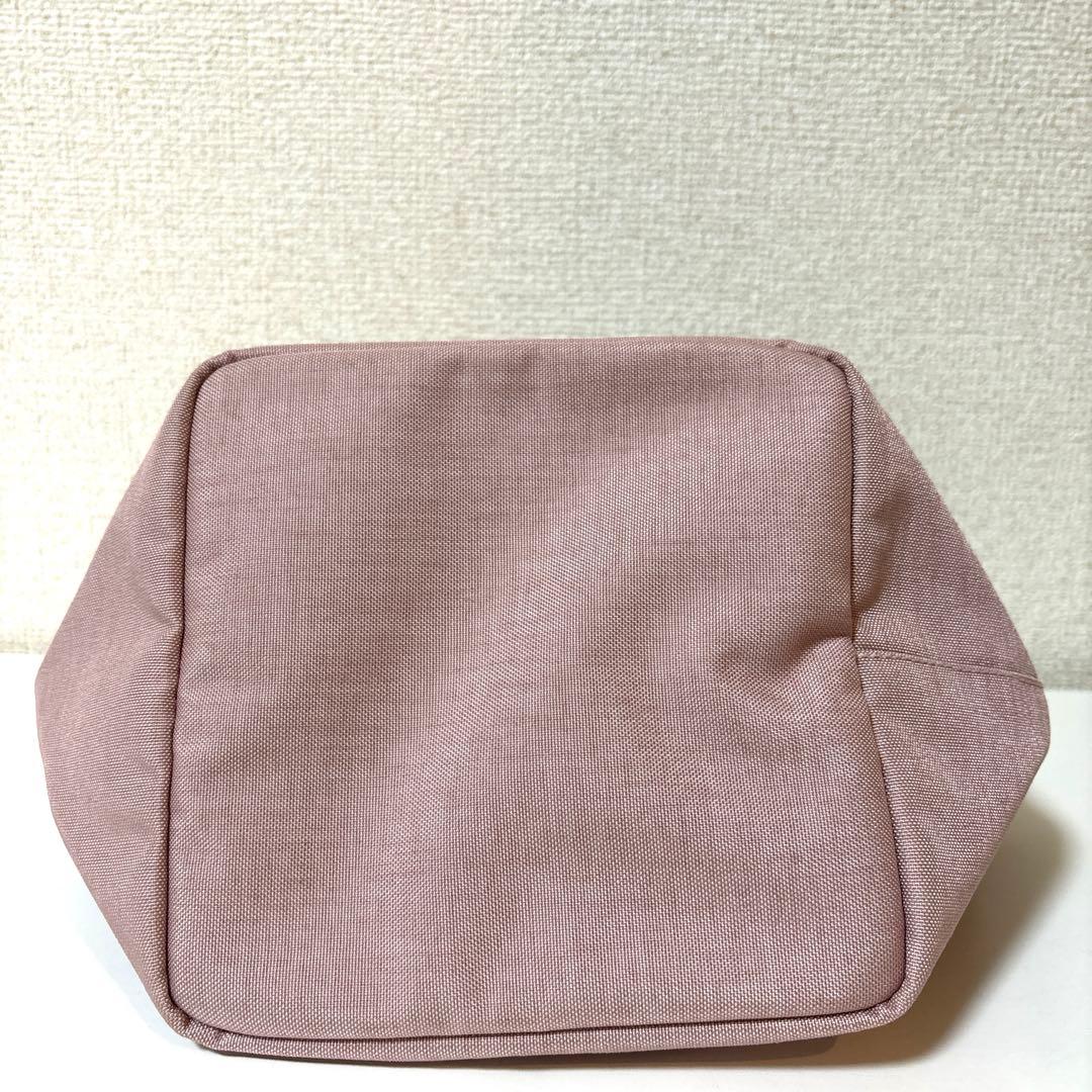 Herve Chapelier 701 ミニトートバッグ ピンク シルバー - メルカリ