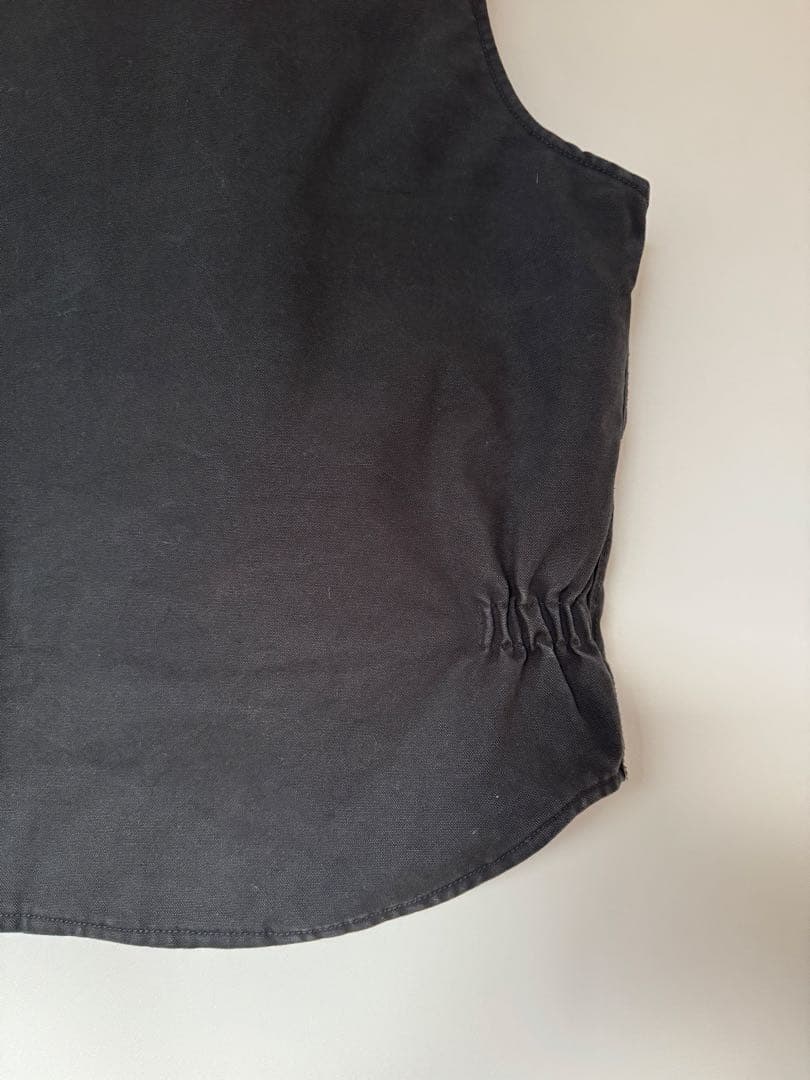 希少】良品 ビッグスミス ダックベスト XL ブラック フェード