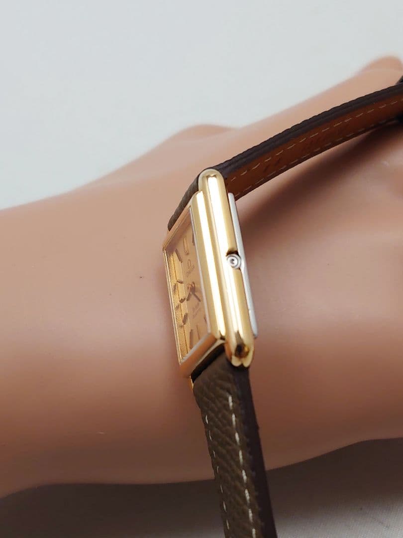 OH済 1979年製 オメガ デビル タンク・レクタングル レディース 極上品