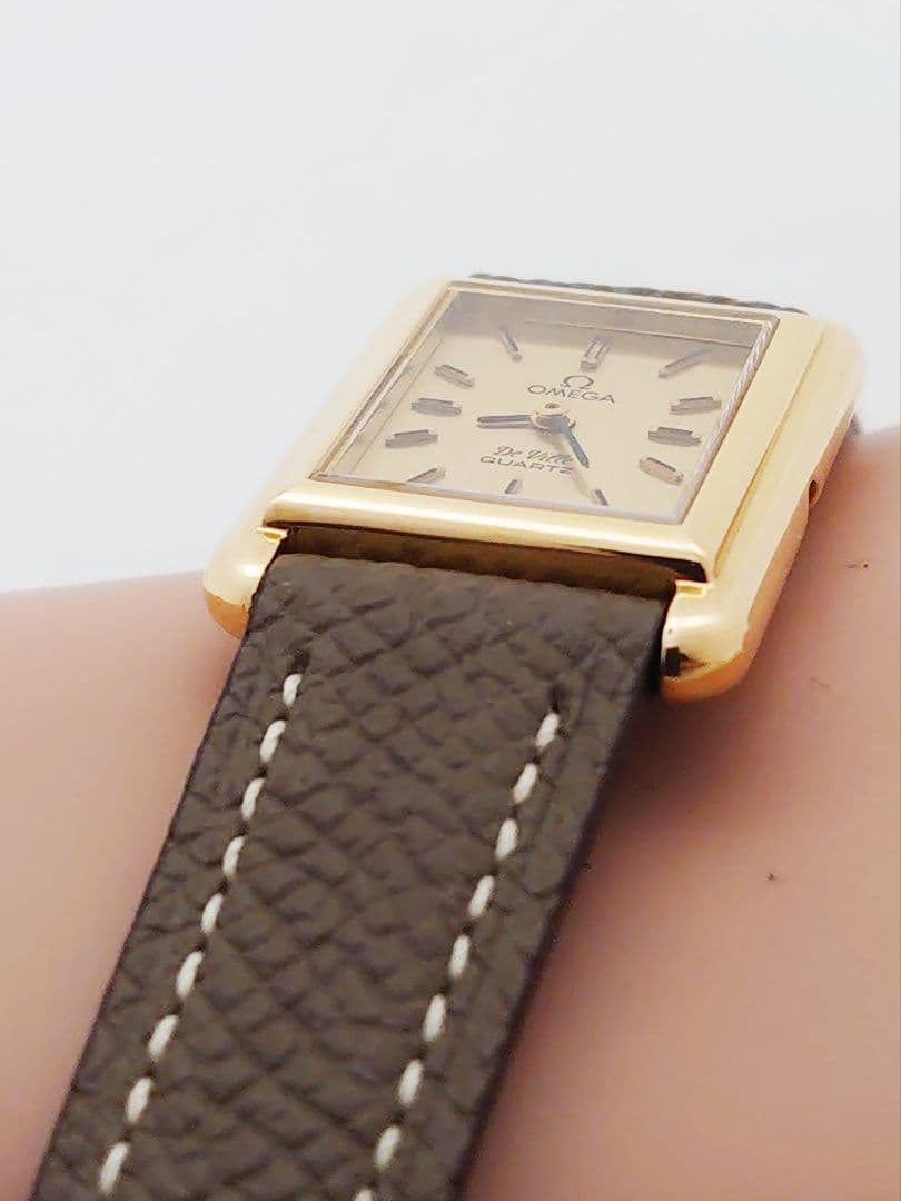 OH済 1979年製 オメガ デビル タンク・レクタングル レディース 極上品