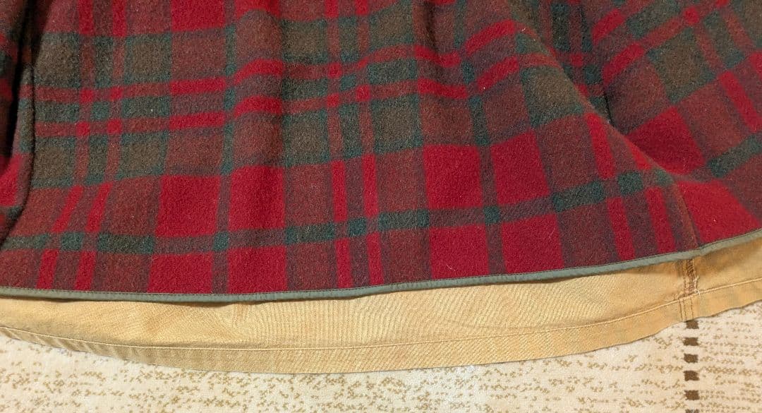 ゆ*き様 90s USA製 L.L.Bean ウールライナー付き茶Lハンティング