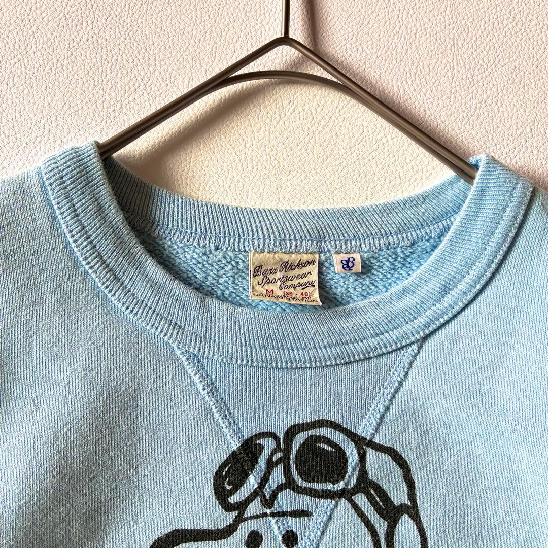 バズリクソンズ BEAMS BOY 別注 クルースウェット スヌーピー サックス