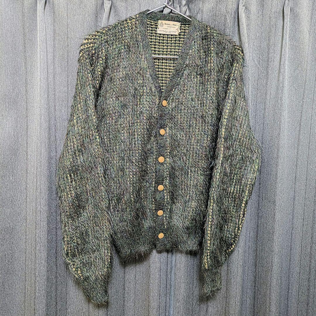 60s TOWNE and KING モヘアカーディガン 44 ヴィンテージ - メルカリ