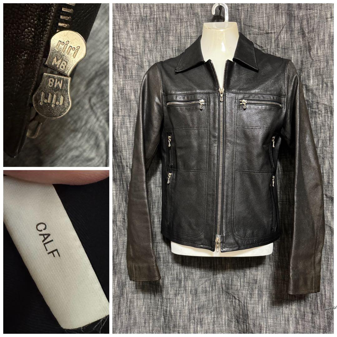 PARANOID カーフレザー ririジップ 牛革 レザージャケット 宇佐美剣