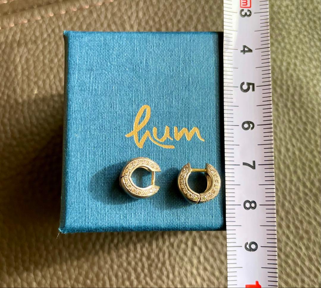 つれづれ雑貨店さま専用】humハムエタ 18KWG フープピアス - メルカリ