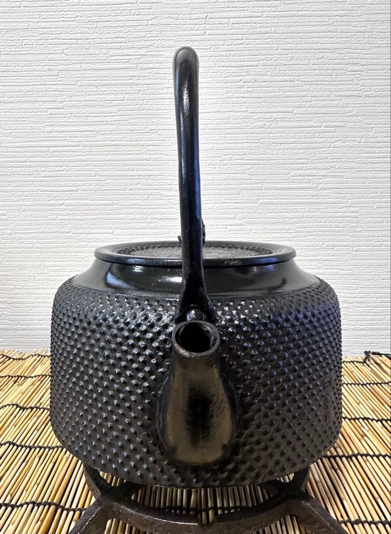 未使用品 成龍堂鋳造所 伝統工芸士 及川 齋（齋峰)造 18