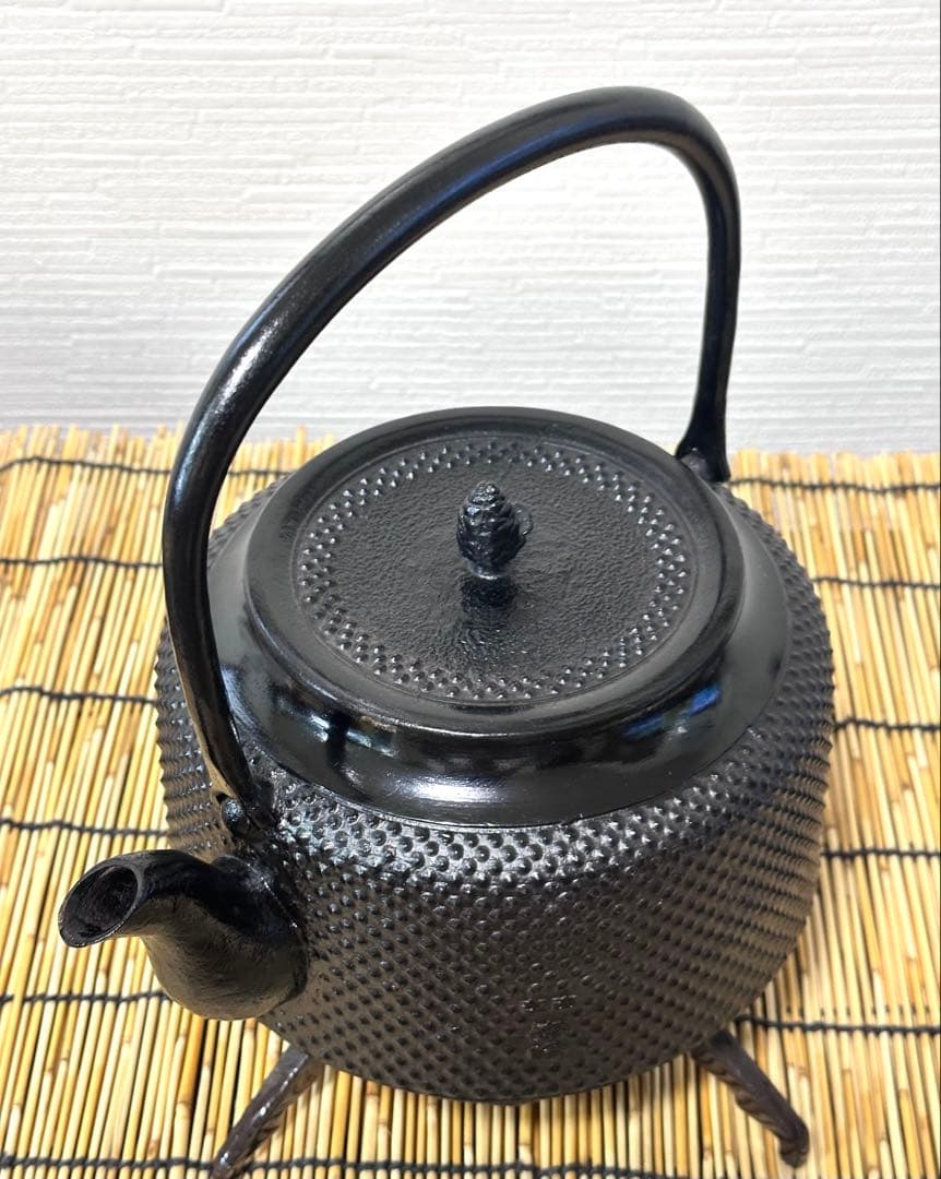 未使用品 成龍堂鋳造所 伝統工芸士 及川 齋（齋峰)造 18