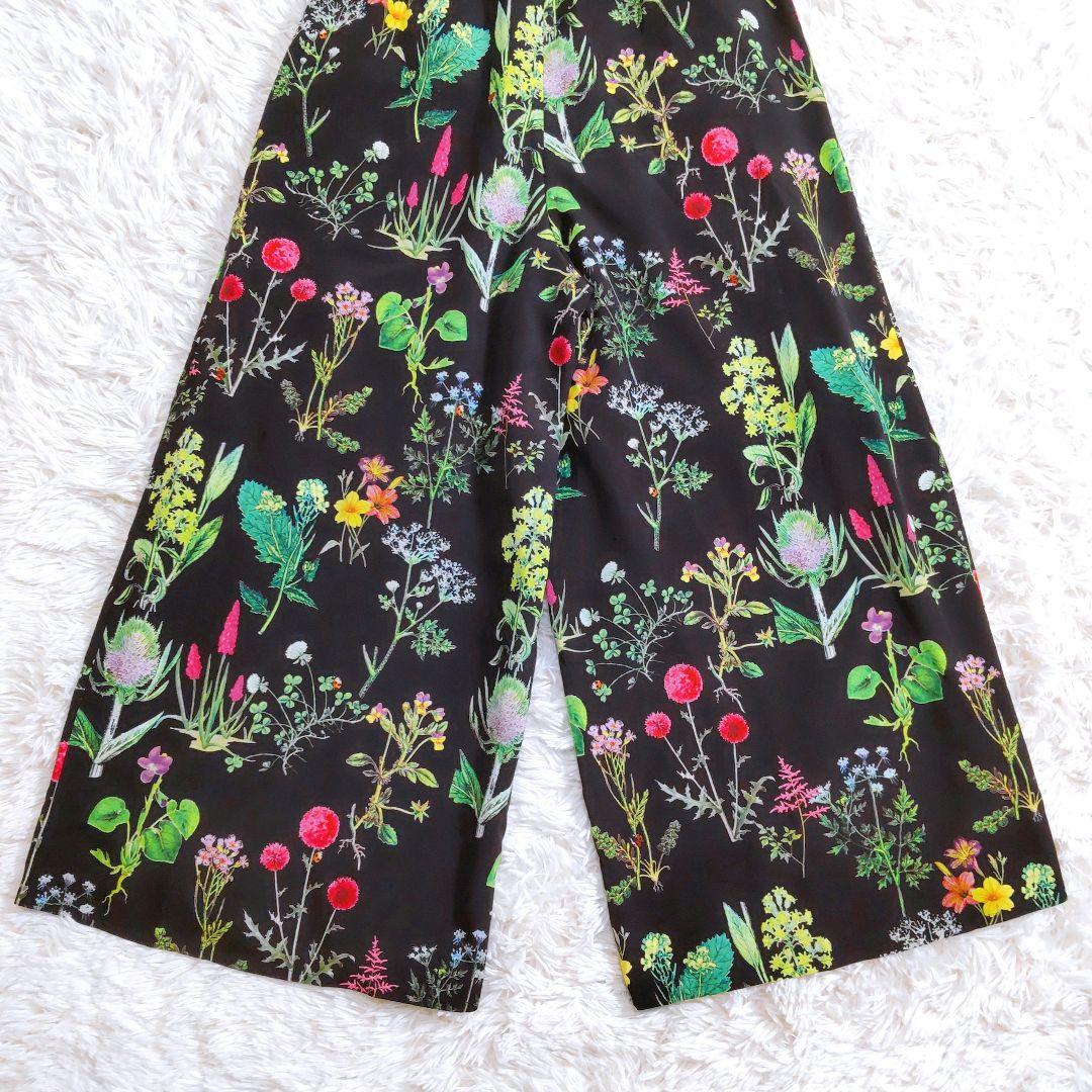 ルルウィルビー スプリングガーデンオールインワン 花柄 黒 - メルカリ