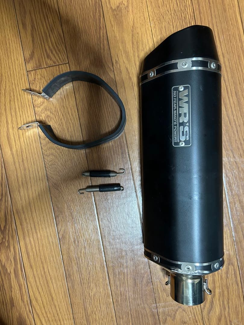 WR'S SS-OVALスリップオンマフラー（政府認証） WR'S（ダブルアールズ） WR'S SS-OVALチタンサイレンサー タイプ：SS