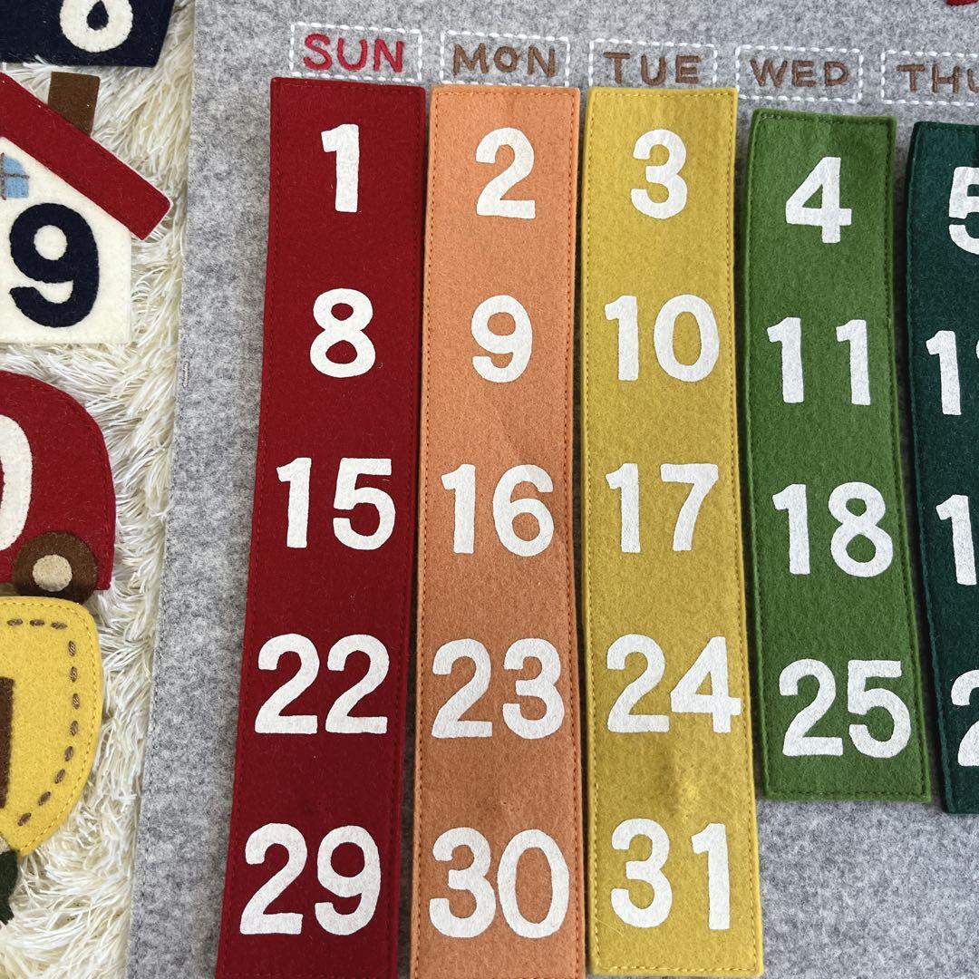 familiar ファミリア 万年カレンダー フェルト レア 希少 - メルカリ