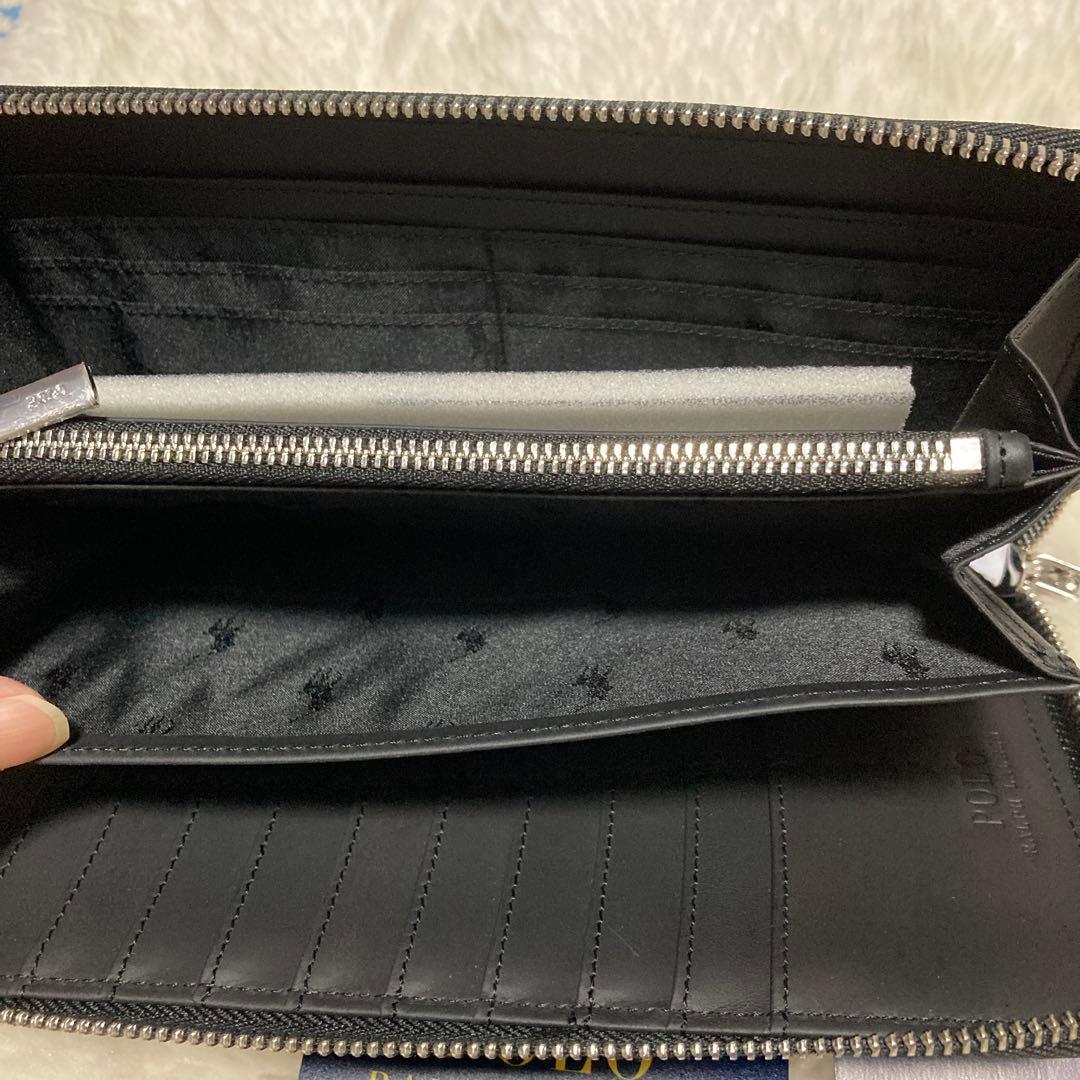 新品POLO RALPH LAUREN 大きい長財布通帳入にもポロラルフローレン