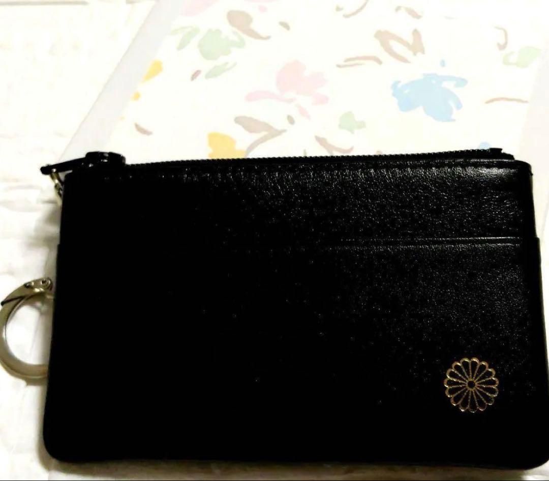 新品未開封 皇居 財布 小銭入れ 菊御紋 コインケース キーホルダー