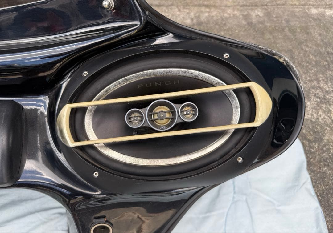 ハーレーFLHRロードキングヤッコカウルオーディオ付【値引可】