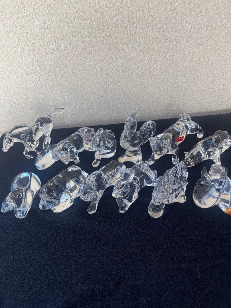 美品・希少】バカラ 干支 十二支 セット ガラス クリスタル ブランド