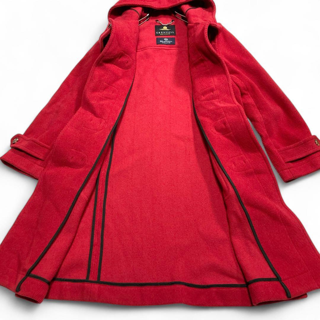 美品】GRENFELL × BRAHMIN ダッフルコート 赤 英国製