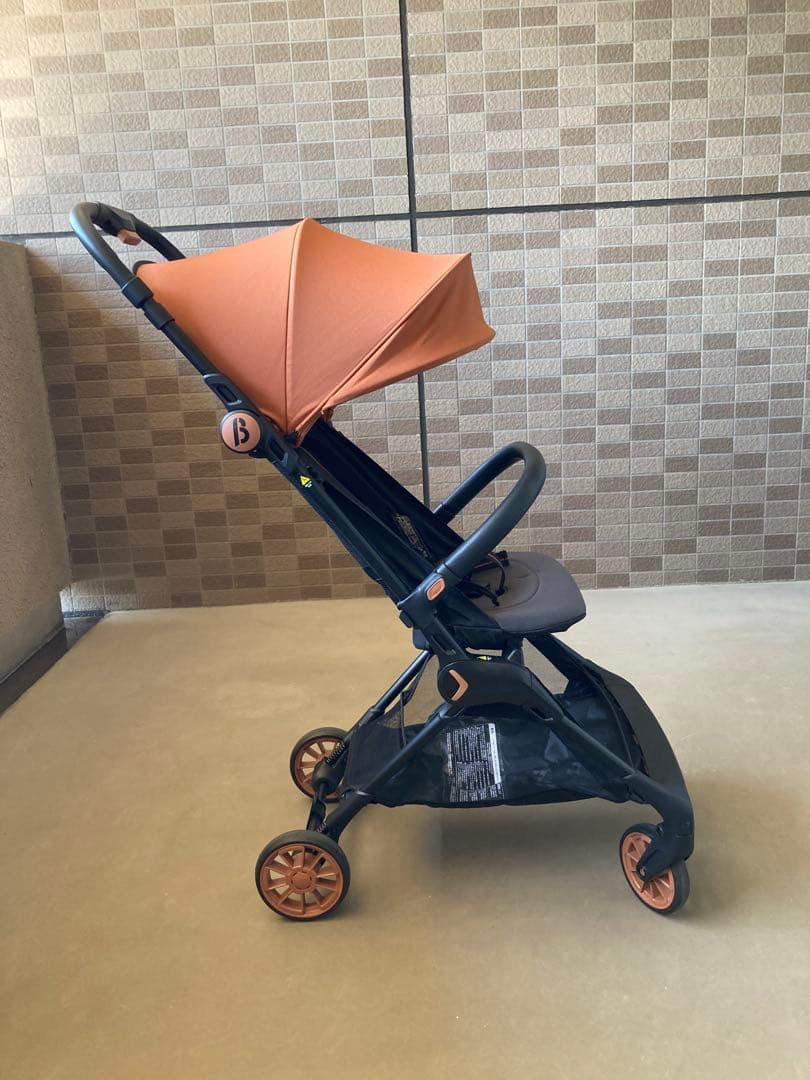 最終値下げ【使用回数少】シンコンパクトベビーカーβベータ雨カバー