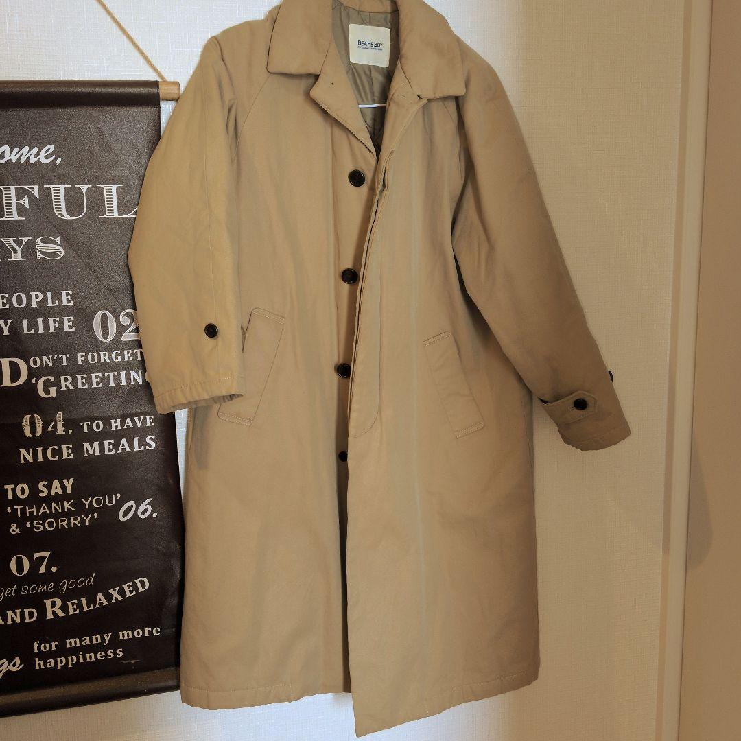 定価31,000円！BEAMSBOY サーモ中綿ステンカラーコート - メルカリ