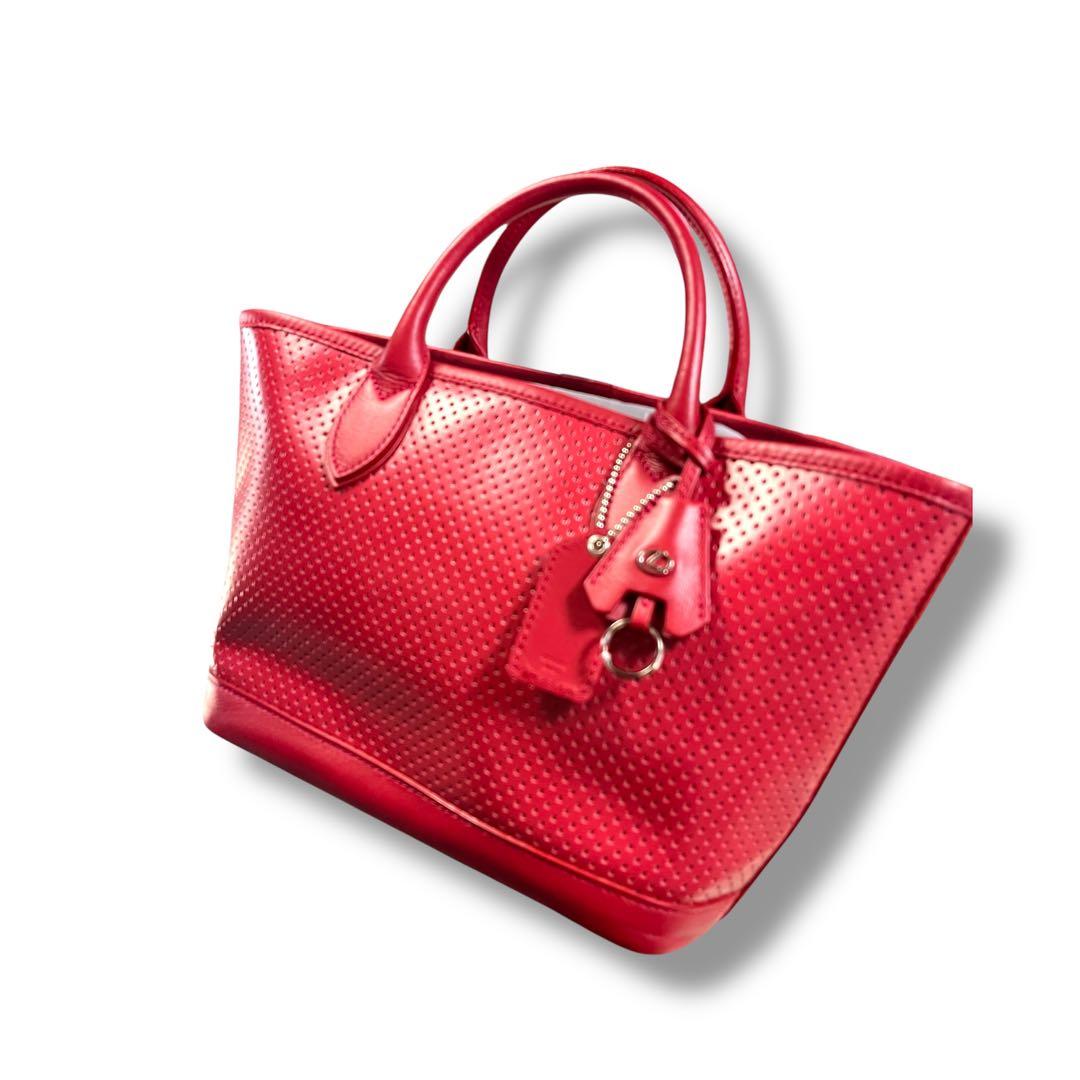 美品希少レクサス赤レザートートバッグミッキーLEXUS×Disneyコラボ限定